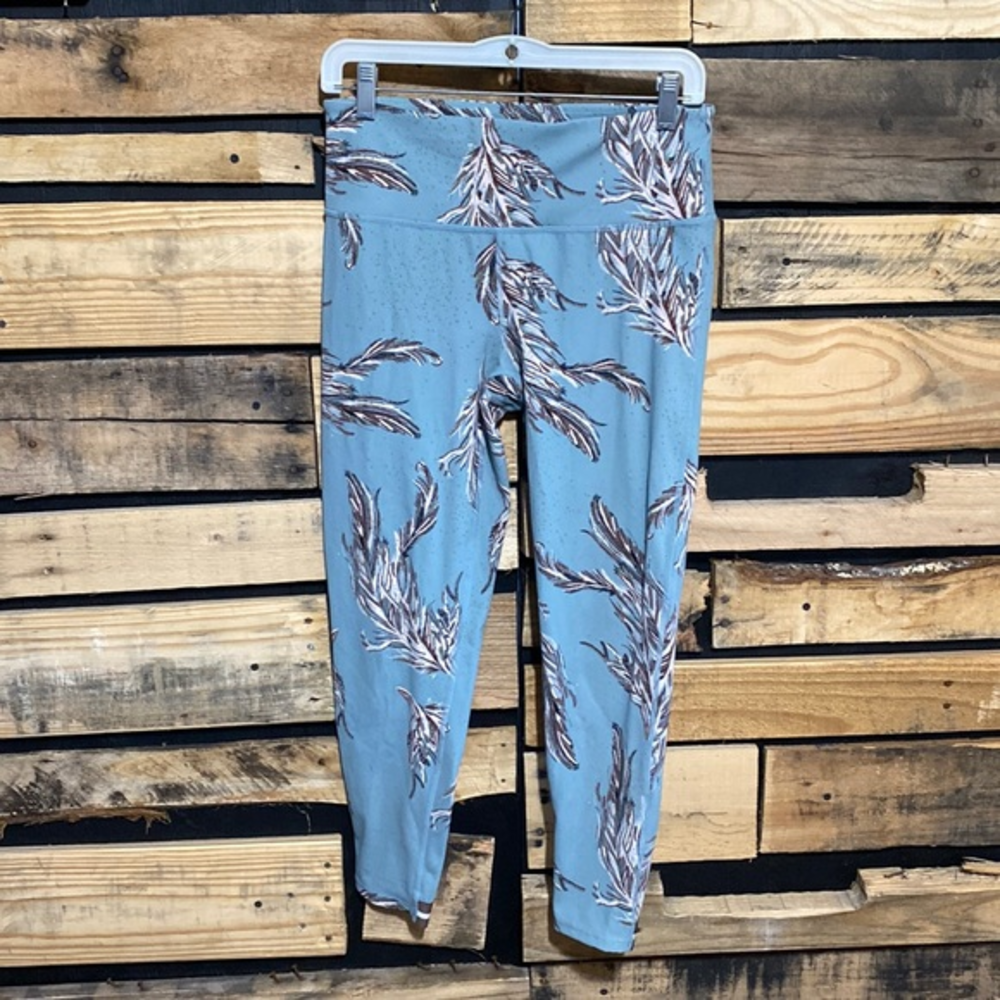 Free People Movement Serene Printed 7/8 Yoga Leggings Large‎